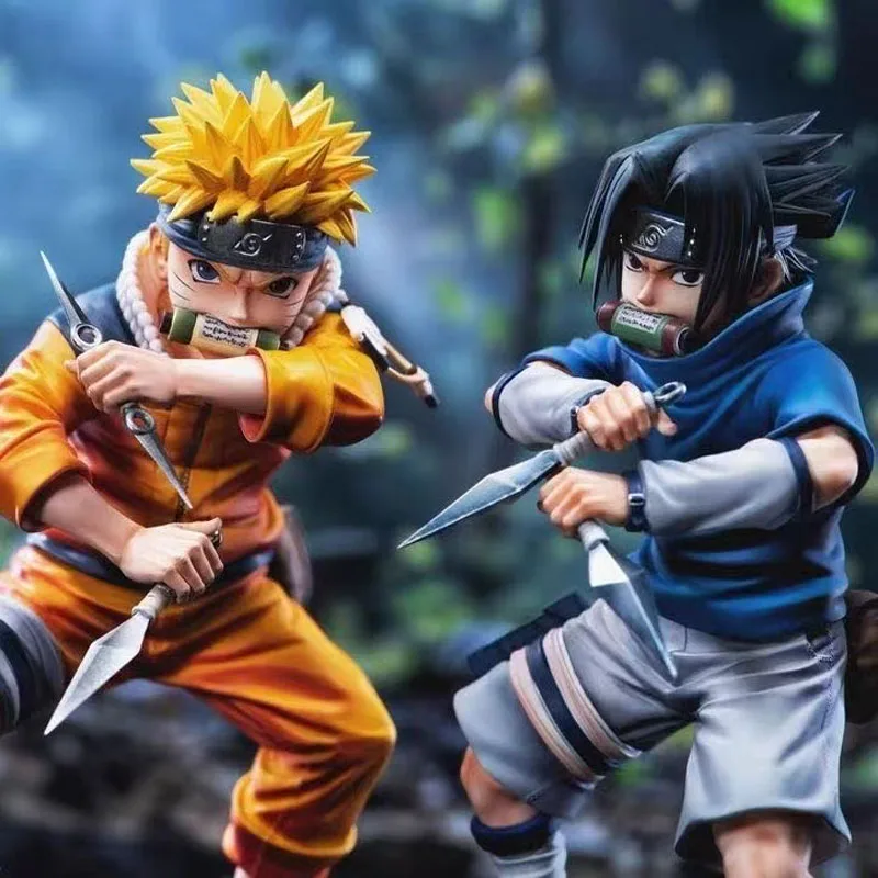 Naruto e Sasuke action figure