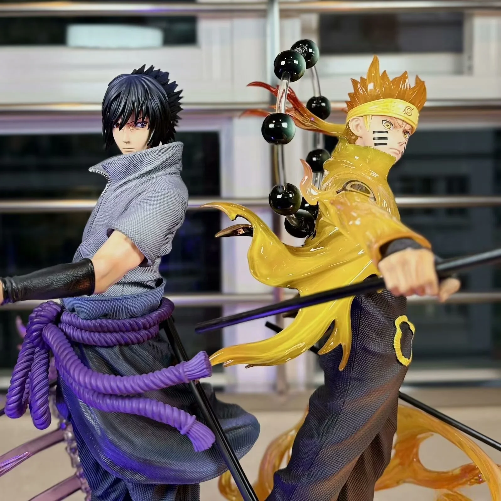 Naruto e Sasuke action figure - Imagem 2